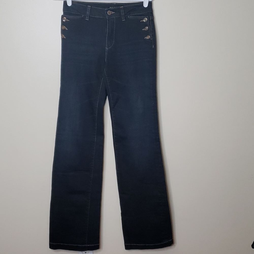 Massimo Dutti High-Rise Wide Leg Jeans